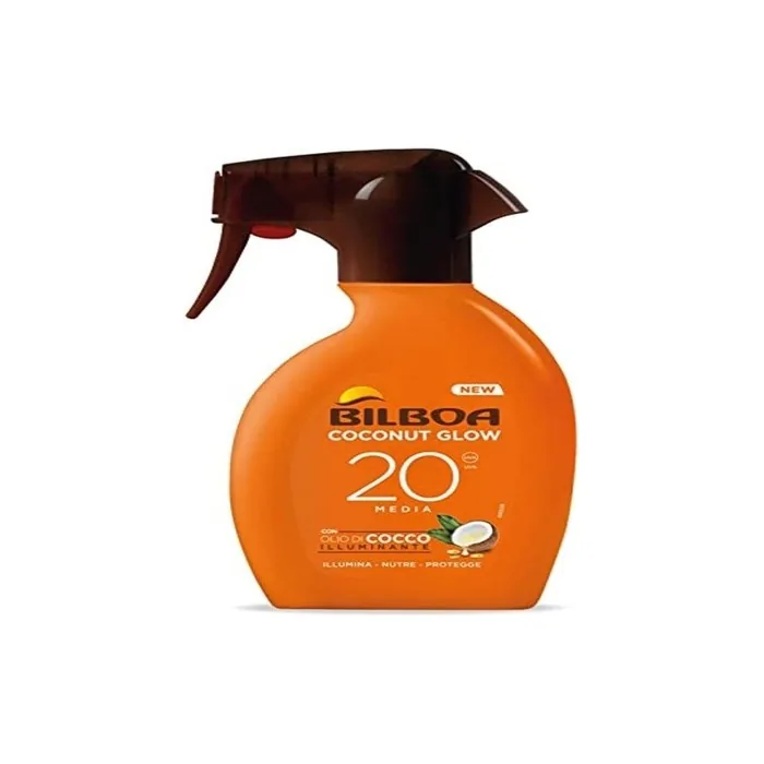 Bilboa Trigger Coconut Glow SPF 20 Sun Cream with Coconut Oil and Vitamin E 250ml