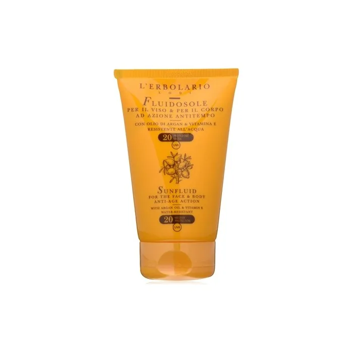 L'Erbolario Sun Fluid for Face and Body with SPF 20