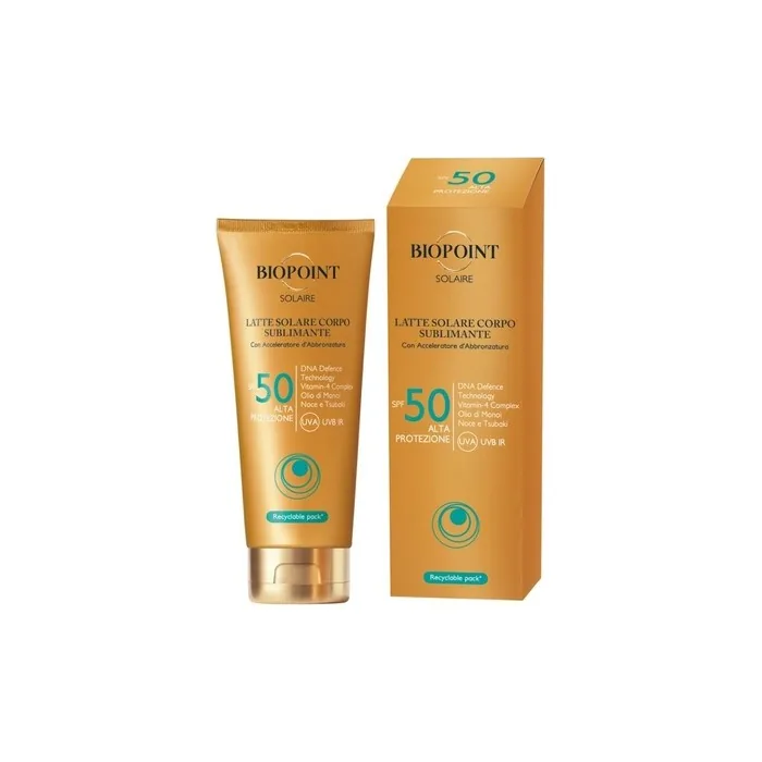Biopoint Solare 200 Ml Fp50 Latte Sun Protection Lotion