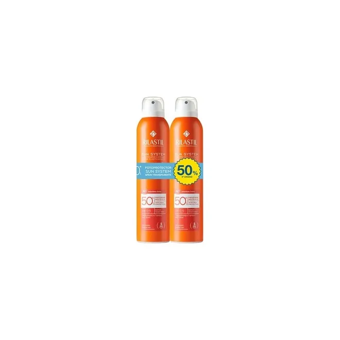 Rilastil Rilastil Sun System Dry Touch Spray Spf 50 2x200ml