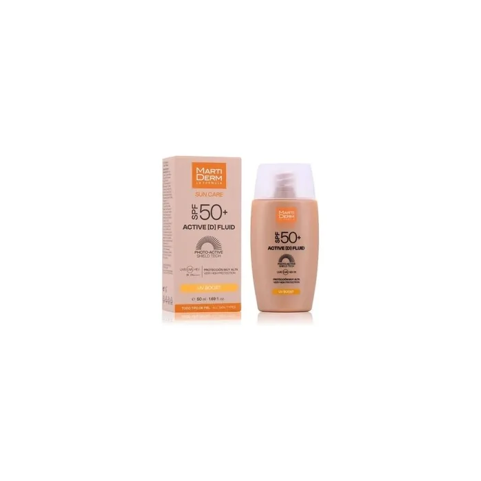 Martiderm Sun Care Active Fluid Spf 50 50ml High Protection Sunscreen