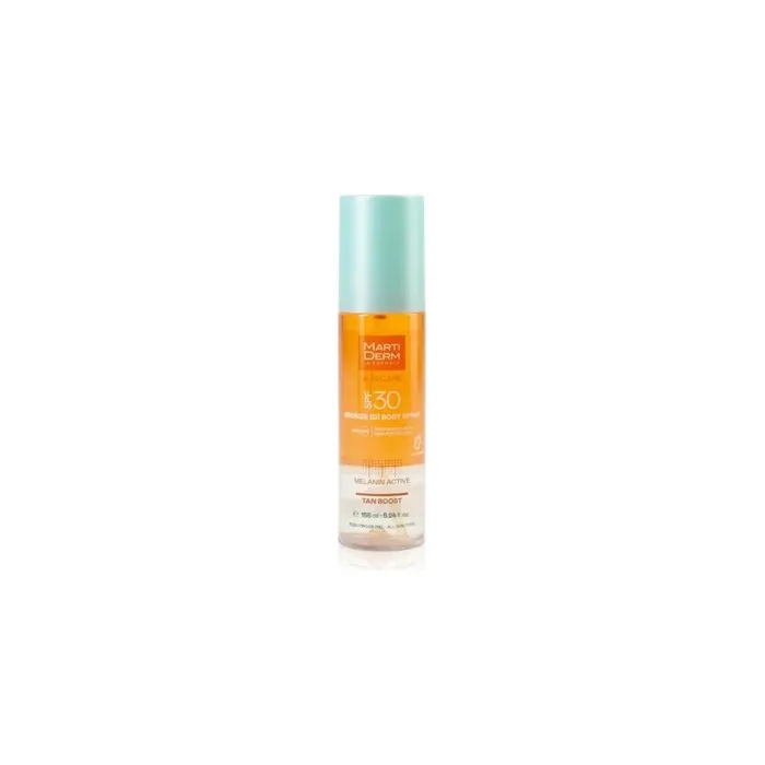 Martiderm Suncare F30 Bronze Spray 150ml Spf30 Body Spray Free After Sun Lotion 30ml