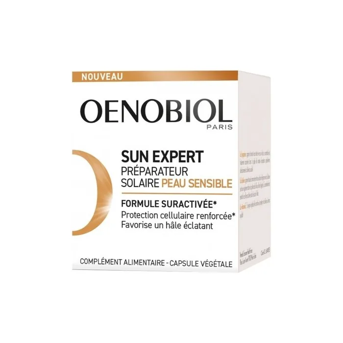 Oenobiol Sun Expert Sunscreen for Sensitive Skin 30 Capsules