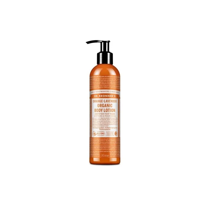 Dr Bronner's 3-in-1 Orange & Lavender Organic Hand and Body Lotion 236ml