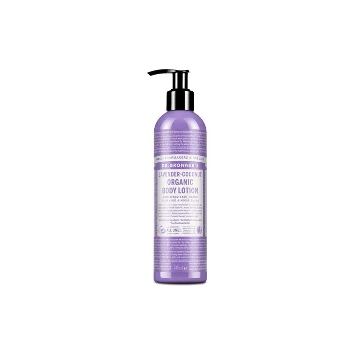 Dr Bronner's Lavender & Coconut Organic Hand and Body Lotion 236ml