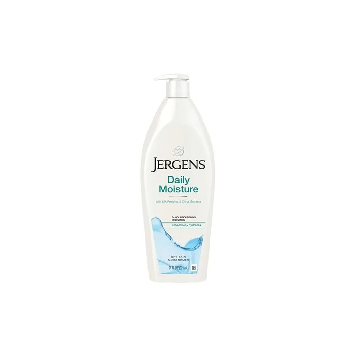 Jergens Daily Moisture Dry Skin Moisturizer with Hydralucence Blend Silk Proteins and Citrus Extract 21 Fl Oz