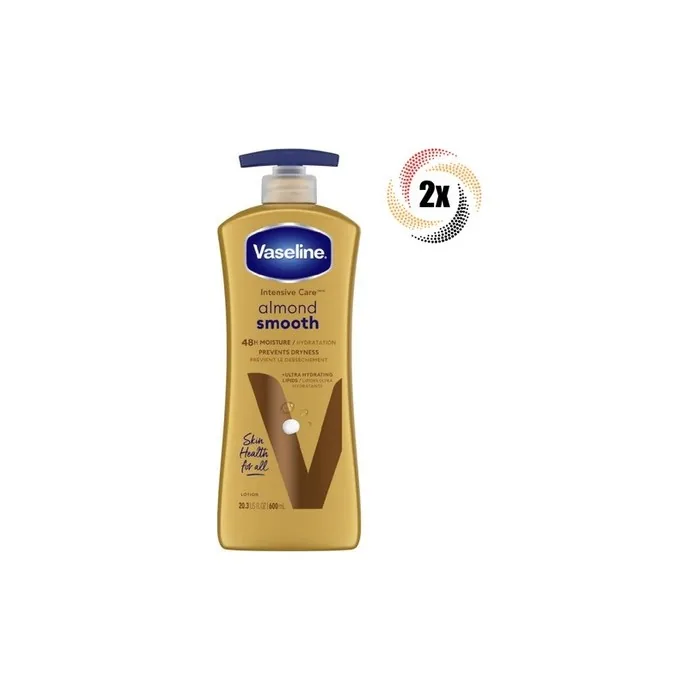 Vaseline Intensive Care Almond Smooth Body Lotion With Pump 600ml