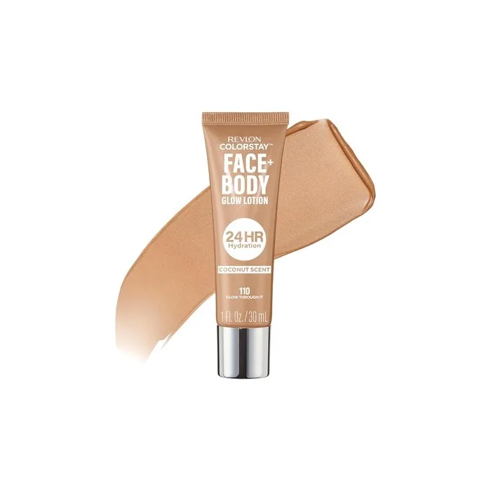 Revlon Colorstay Face & Body Glow Lotion Hydrating Moisturizer 24hr Hydration