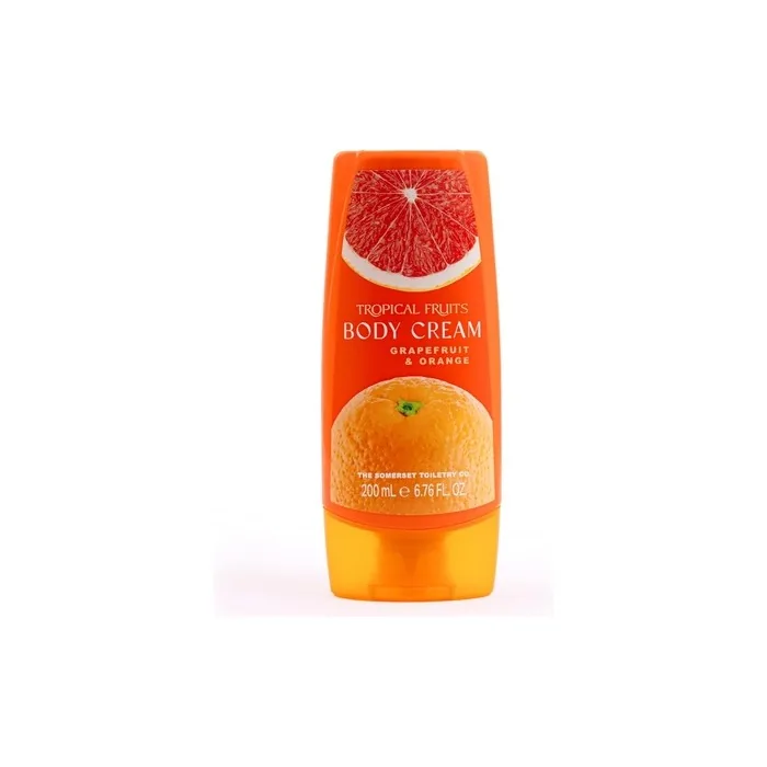 Tropical Fruits Grapefruit and Orange Body Cream 200ml