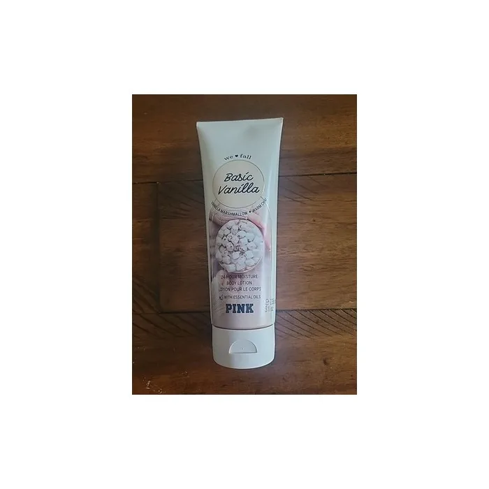 Victoria's Secret Pink Basic Vanilla Fragrance Body Lotion Cream 8 Oz