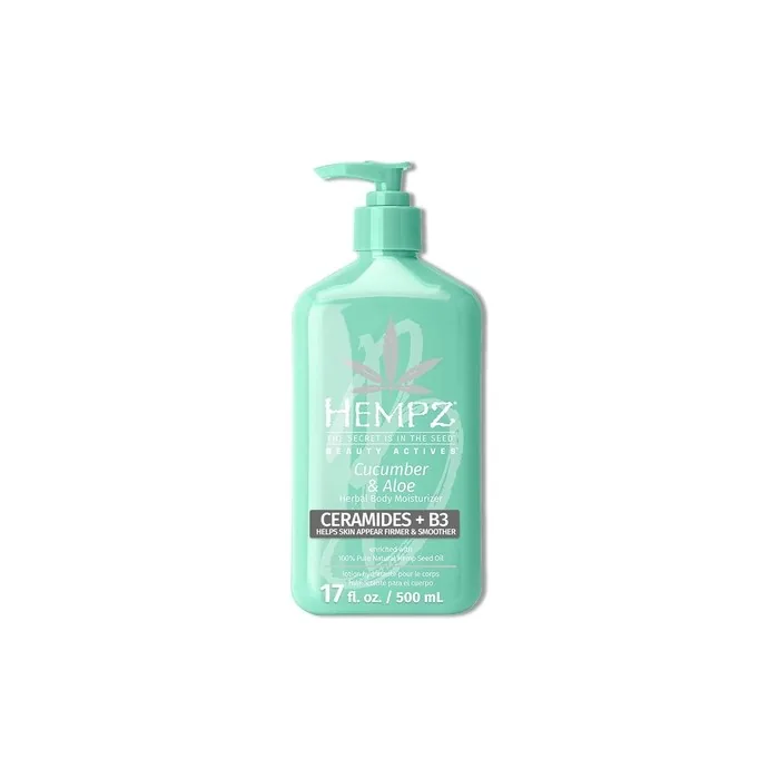 Hempz Body Lotion Cucumber & Aloe Herbal Limited Edition Daily Moisturizing