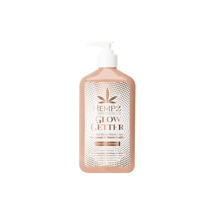 Hempz Beauty Actives Glow Getter Herbal Body Moisturizer Lotion Cream - Paraben Free