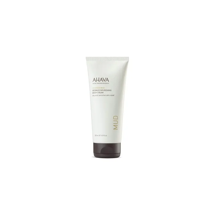 AHAVA Dermud Nourishing Body Cream Relieves Roughness Softens Skin Hydrates Dry & Sensitive Skin Enriched by Dermud Mud Complex Osmoter Aloe Vera Leaf Vitamin E Zinc & Allantoin 3.4 Fl.Oz