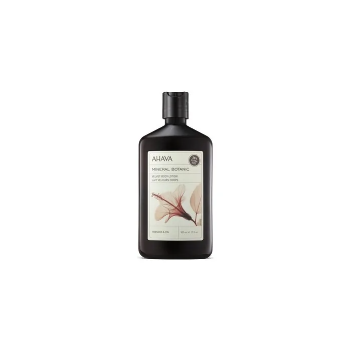 AHAVA Dead Sea Mineral Botanic Velvet Body Lotion Hibiscus & Fig Fruity Floral Green