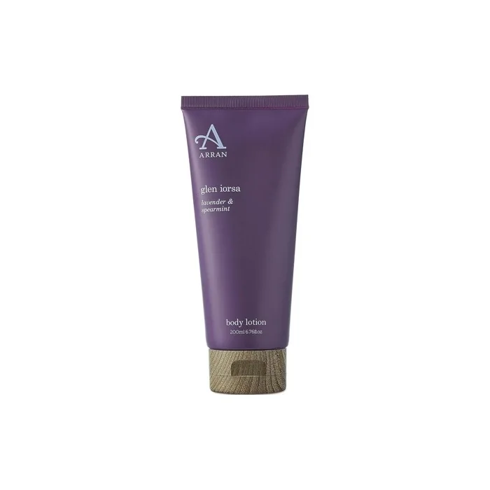 Arran Sense of Scotland Glen Iorsa Nourishing Body Lotion for Women 200ml 6.76floz Elegant Contemporary Lavender Spearmint Sage Patchouli