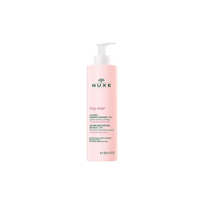 Nuxe Very Rose Soothing Moisturizing Body Milk - 400ml