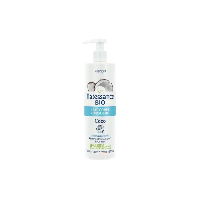 Natessance Organic Revitalizing Coconut Body Milk 400ml