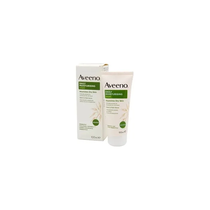 Johnson & Johnson Aveeno Daily Moisturising Cream For Face And Body For Dry Skin 100 Ml