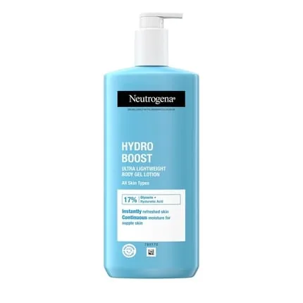 Neutrogena Hydro Boost Body Lotion Gel 400ml - Lightweight Moisturising Cream with Hyaluronic Acid