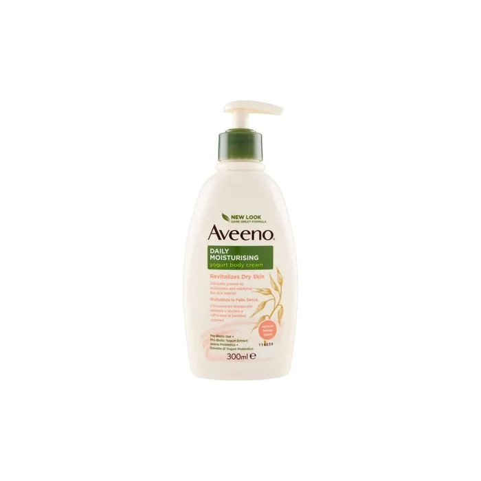 Aveeno Moisturizing Body Cream for Dry Skin Daily Moisturizing Yogurt 300ml