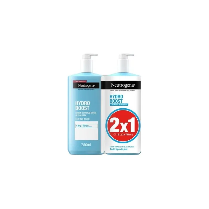 Neutrogena Hydro Boost Moisturizing Gel Lotion 2x750ml