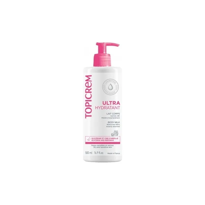 Topicrem Moisturizing Body Milk For Dry And Sensitive Skin Ultramoisturizing Body Milk