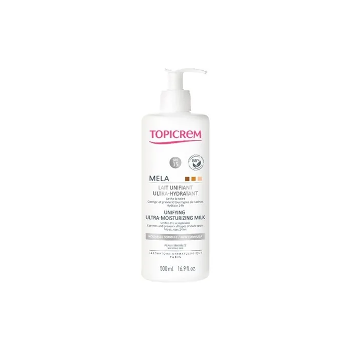 Topicrem Brightening Body Milk For Sensitive Skin Mela Unifying Ultramoisturising Milk