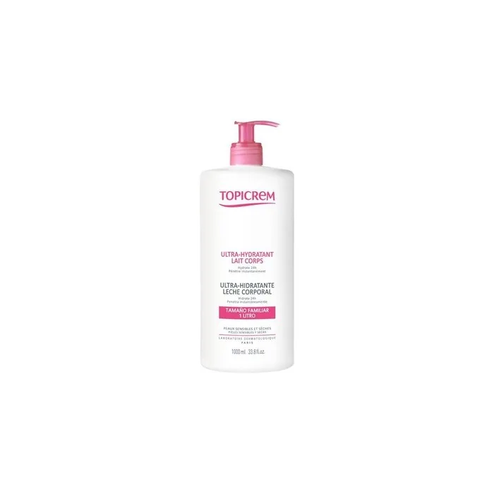 Topicrem Uh Body Milk 1000ml Moisturizing Body Care