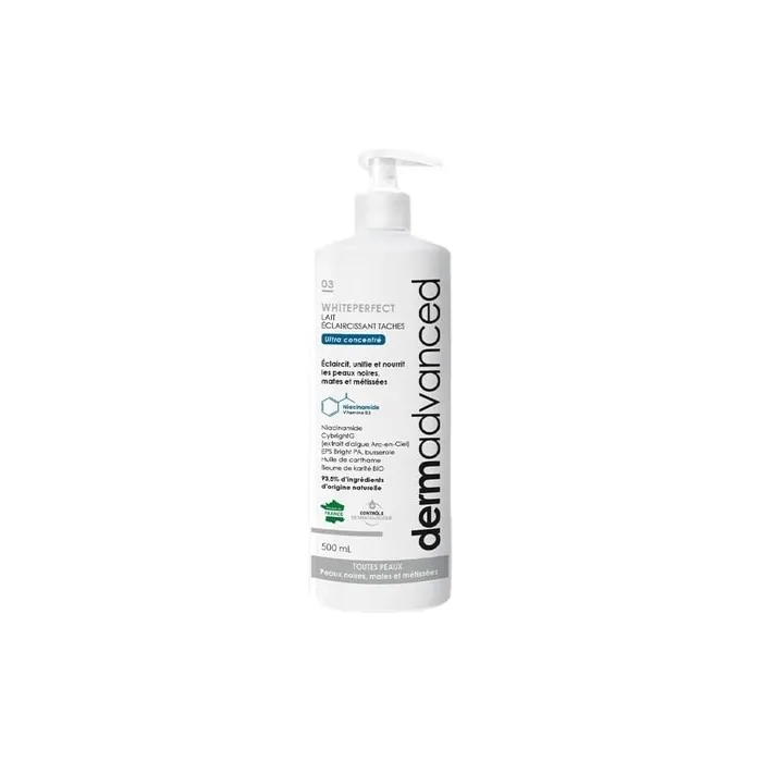 Dermadvanced White-Perfect Lait Corps Éclaircissant (500ml)