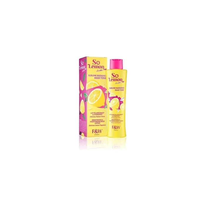Fair & White So Lemon Maxi Tone Radiance Brightening & Moisturizing Body Lotion 250ml