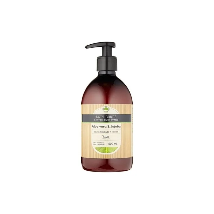 Vitae Cosmetics Skin Care Moisturizing Body Lotion with Aloe Vera and Jojoba 500ml