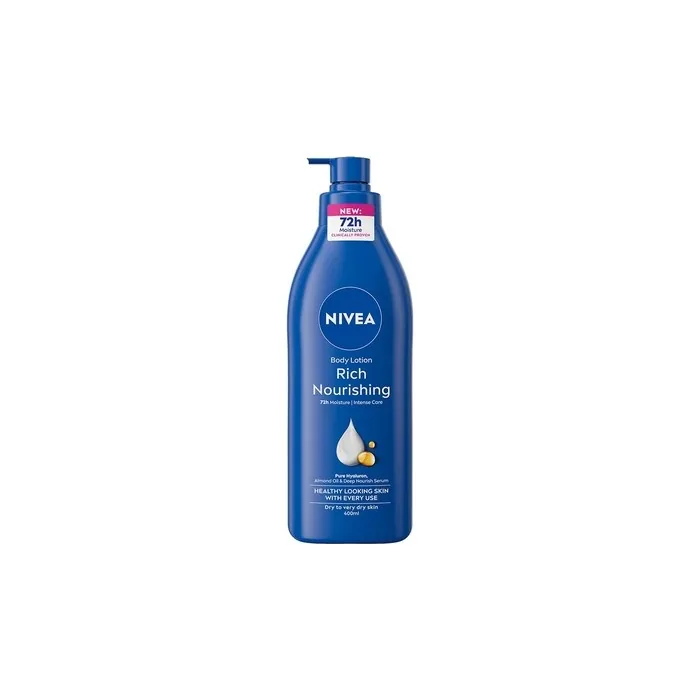 Nivea Rich Nourishing Body Lotion with Pump 400ml - Intensive Hydration for Dry Skin