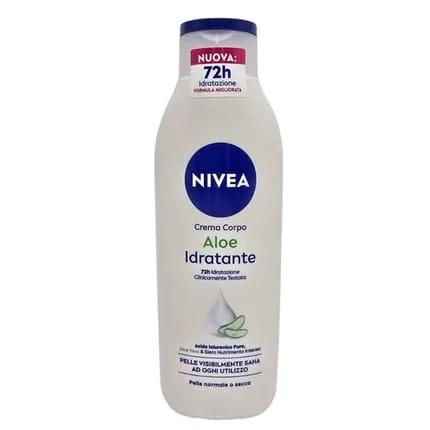 Nivea Moisturising Aloe Body Cream 250ml 72h Moisturiser