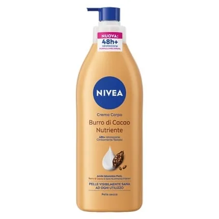 Nivea Body Cream Pump 400 Ml Nutrient Cocoa Butter