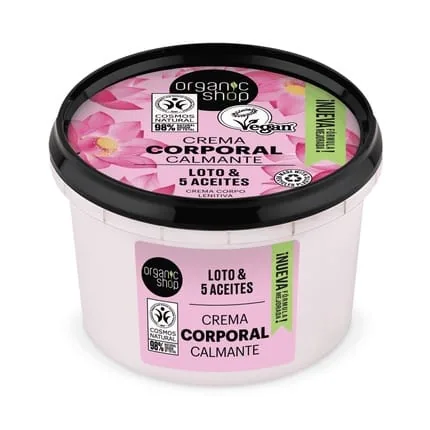 Organic Shop Loto Indio Calming Body Cream 250ml