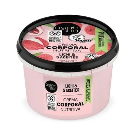 Organic Shop Lichi Rosa Nutritive Body Cream 250ml