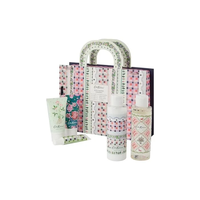 Cath Kidston Roots & Raindrops Body Pamper Handbag With Body Lotion 150ml