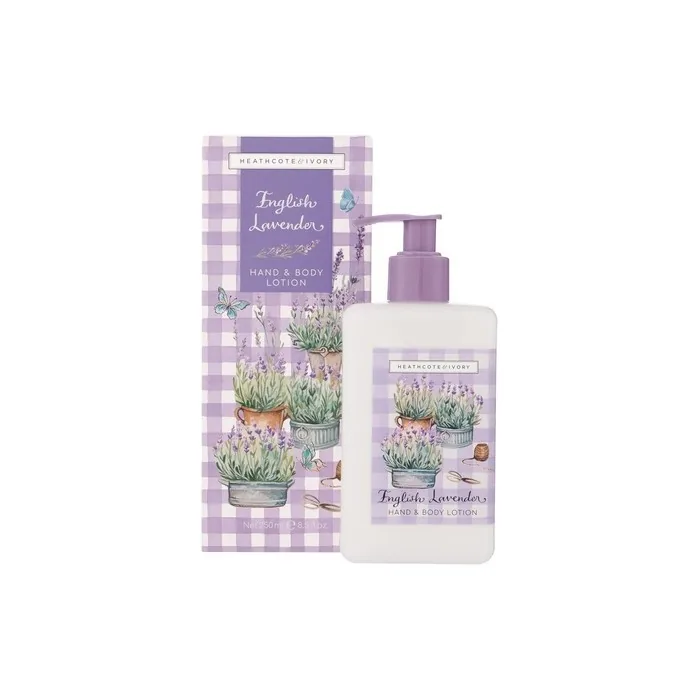 Heathcote & Ivory Hand and Body Lotion with Lavender Essential Oil 250ml