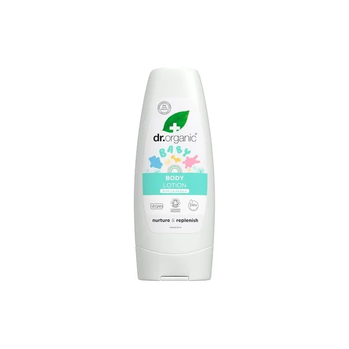 Dr Organic Calendula Baby Lotion Fragrance Free Skin Soothing for Sensitive Skin