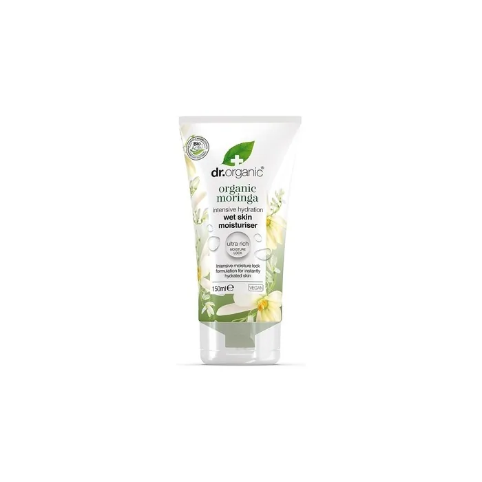 Dr. Organic Moringa Wet Skin Moisturiser 150ml