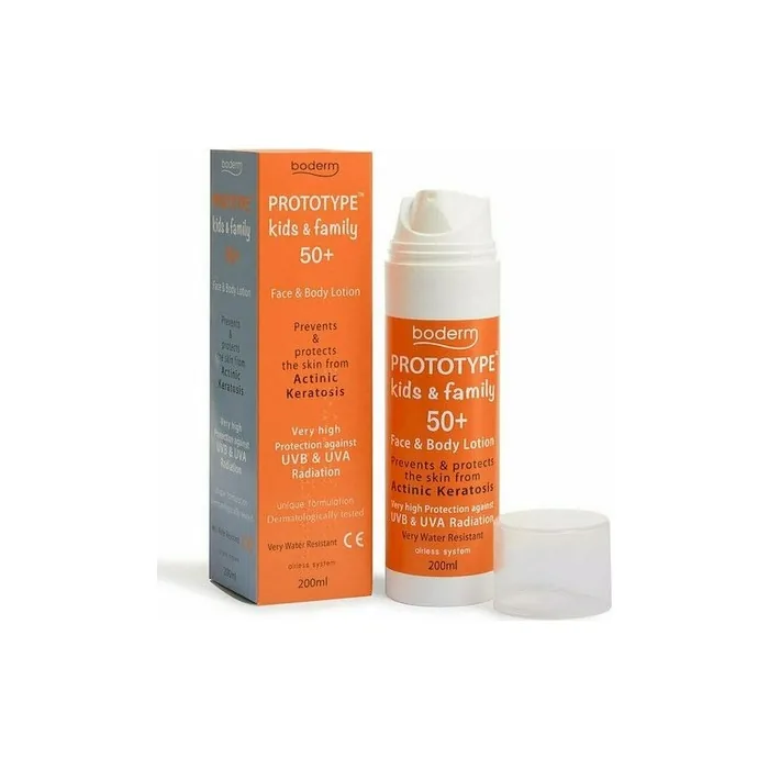 Boderm Prototype Kids Family Face and Body Lotion SPF 50 200ml