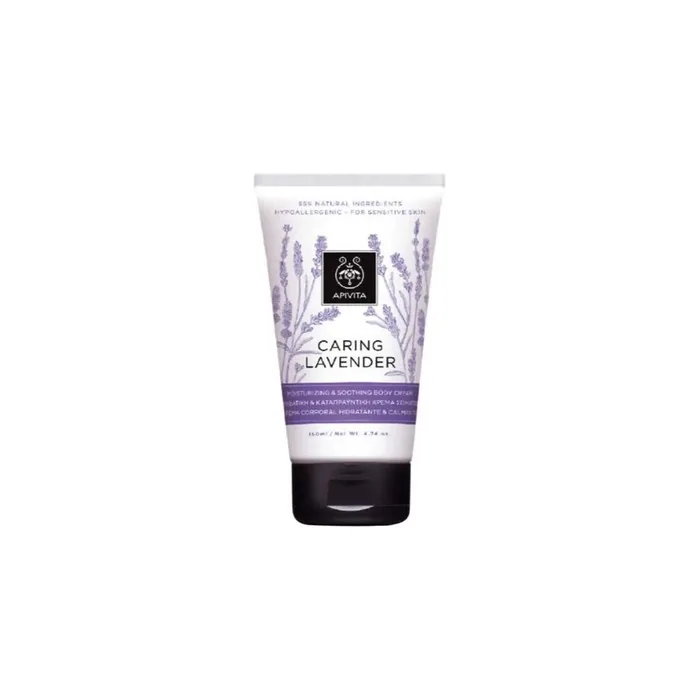 Apivita Caring Lavender Moisturizing & Soothing Body Cream Hypoallergenic 150ml