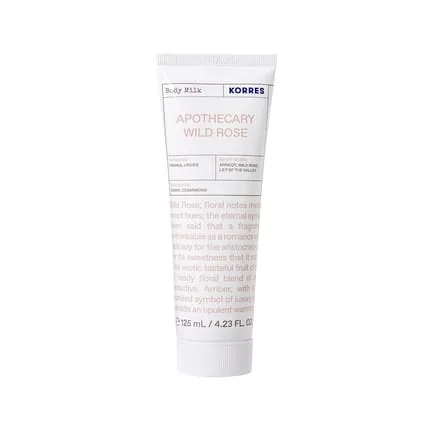 KORRES Deep Hydration Body Milk 4.23 fl. oz. Apothecary Wild Rose