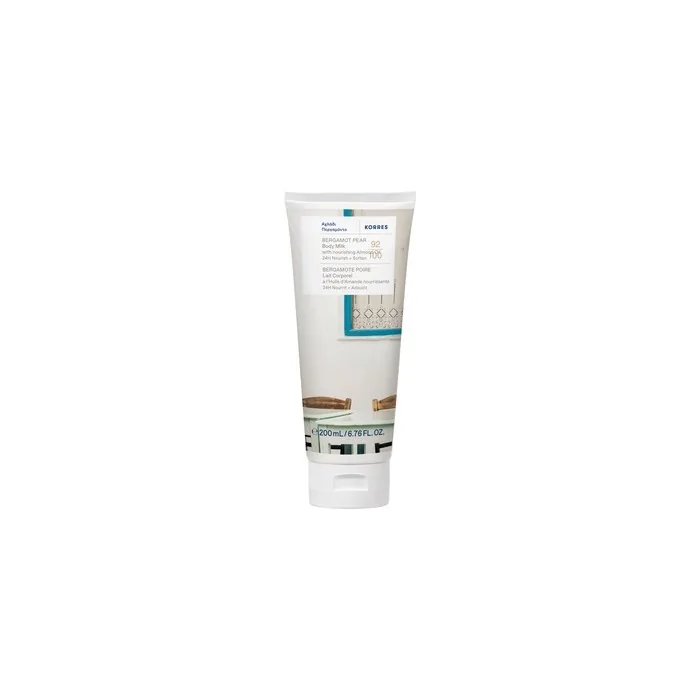 Korres Bergamot Pear Body Milk with Almond Oil 200ml
