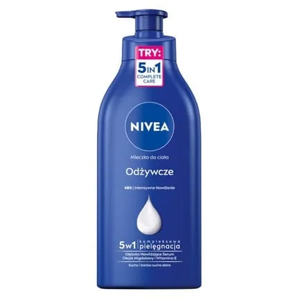 Nivea Moisturizing Power Serum Nourishing Body Milk With Pump 625ml