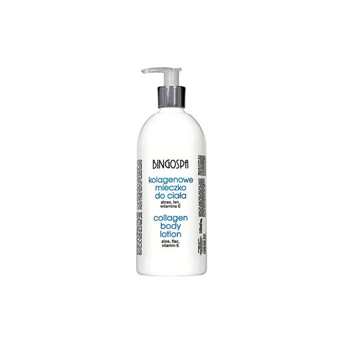 Bingospa Collagen Body Lotion with Aloe, Flax, and Vitamin E