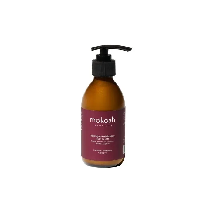 Mokosh Moisturizing And Illuminating Body Lotion With Glow Effect Cherry With Amber 200ml