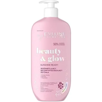 Eveline Cosmetics Beauty & Glow Illuminating Smoothing Body Lotion with Gold