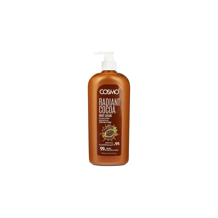 Cosmo Cosmetics Radiant Cocoa Body Lotion 99 Natural 750ml