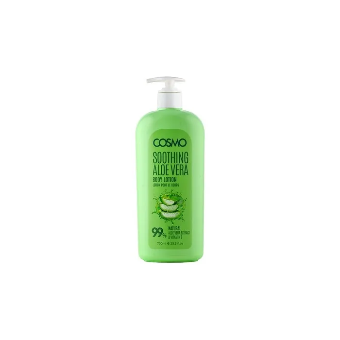 Cosmo Cosmetics Soothing Aloe Vera Body Lotion 99 Natural 750ml